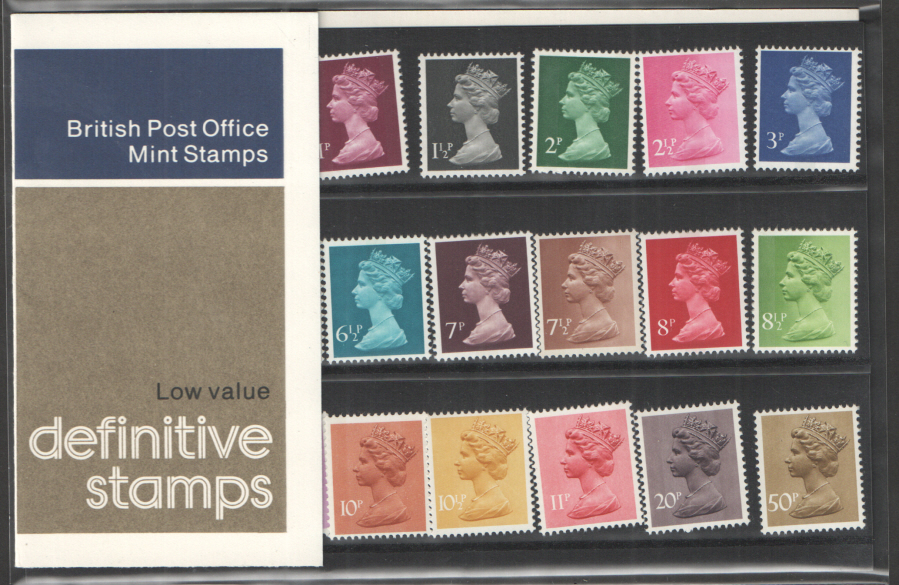 1977 Machin Definitives Royal Mail Presentation Pack 90